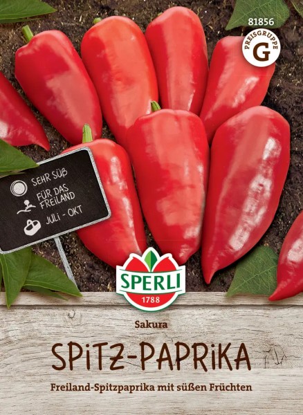 Saatgut-Spitzpaprika Sakura