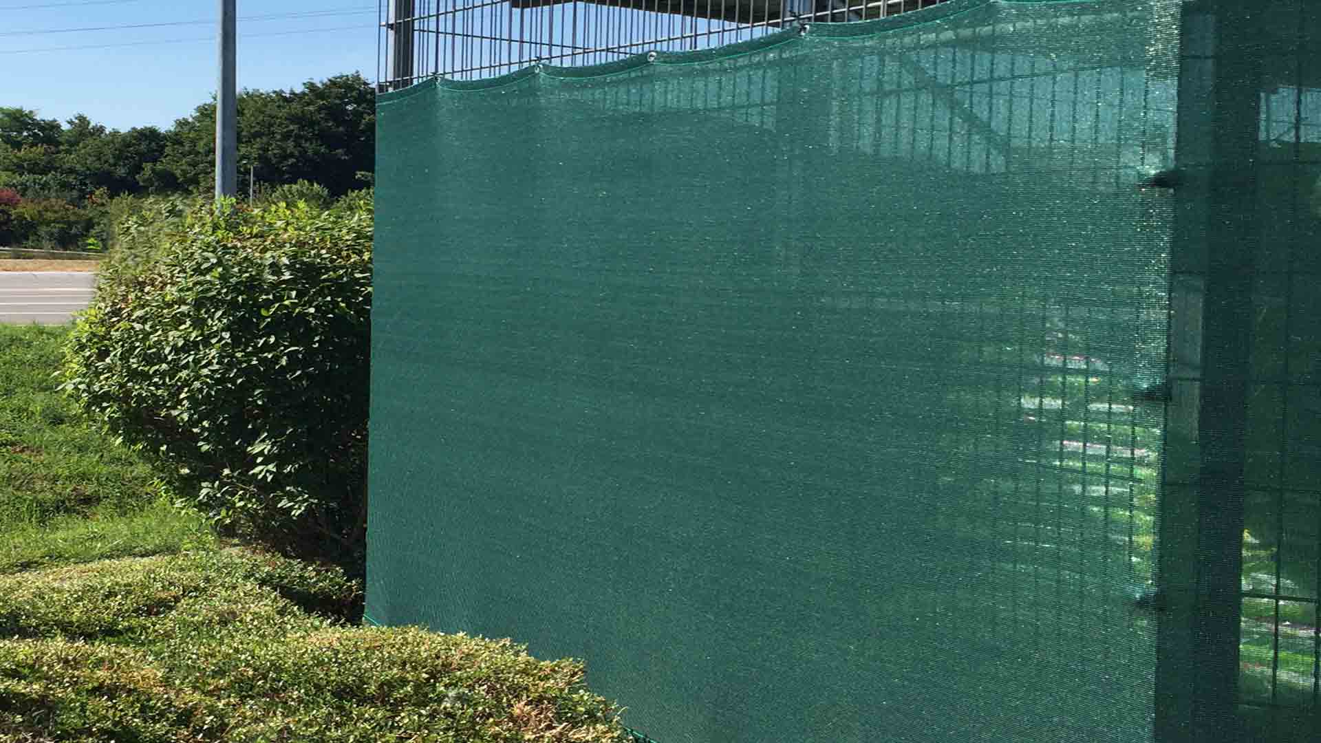 Zaunblende Schattiernetz Tennisblende dunkelgrün Gartenzaun Sichtschutznetz 1 x 10 m 