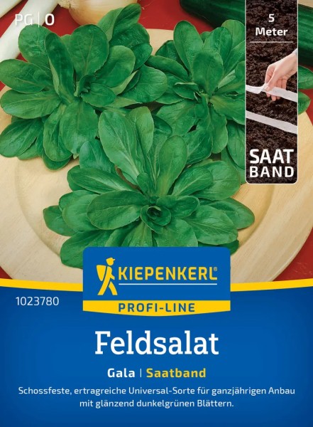 Saatgut-Feldsalat Gala, Saatband