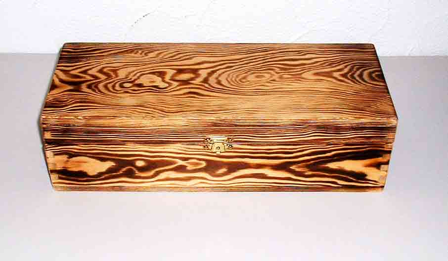 Holzschatulle mit Magnetverschluss Größe 20 x 6 x 6 cm 1 Stück 