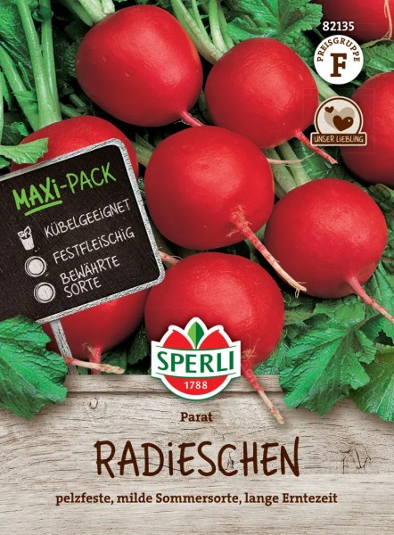 Saatgut-Radieschen Parat, MaxiPack 10g