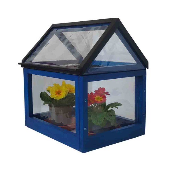 Mini Gewächshaus - blau-schwarz-2