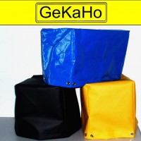 Vorschau: Abdeckhaube blau, schwarz + gelb Vorschau: Abdeckhaube blau, schwarz + gelb