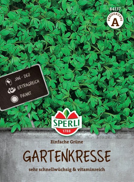 Saatgut-Gartenkresse Einfache Grüne