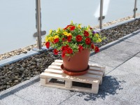 Palette klein mit Blumen Palette klein mit Blumen